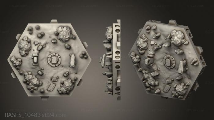 Bases (Ruins TABS, BASES_10483) 3D models for cnc