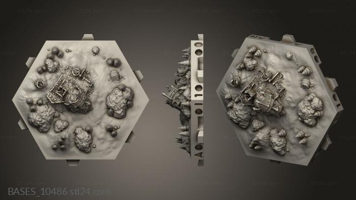 Bases (Ruins TABS, BASES_10486) 3D models for cnc