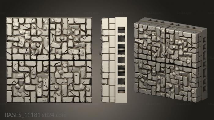 Bases (Floor Tiles Tile, BASES_11181) 3D models for cnc