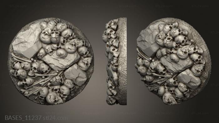 Bases (Skulls and Bones Core, BASES_11237) 3D models for cnc