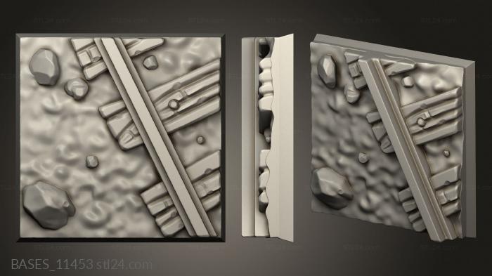 Bases (terrain, BASES_11453) 3D models for cnc