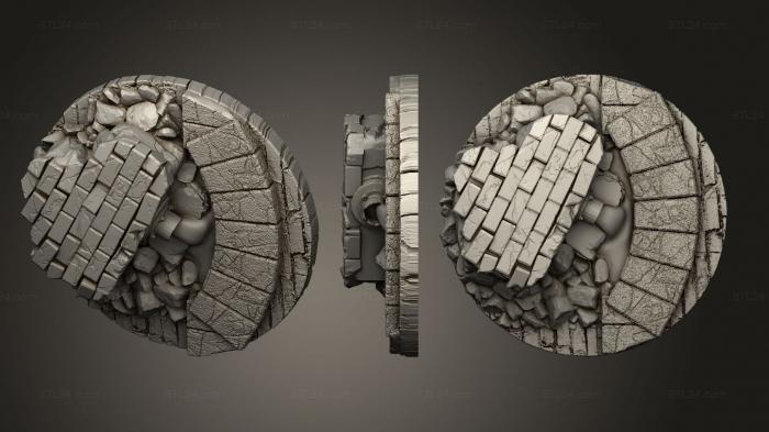 Bases (base sewers 60mm k, BASES_1154) 3D models for cnc