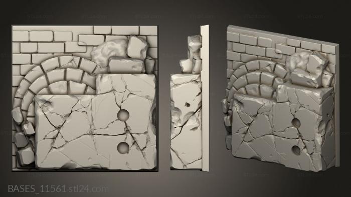 Bases (THE LAST STAND SIMPLE SQUARE, BASES_11561) 3D models for cnc