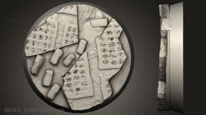 Bases (Themed Ruins, BASES_11647) 3D models for cnc