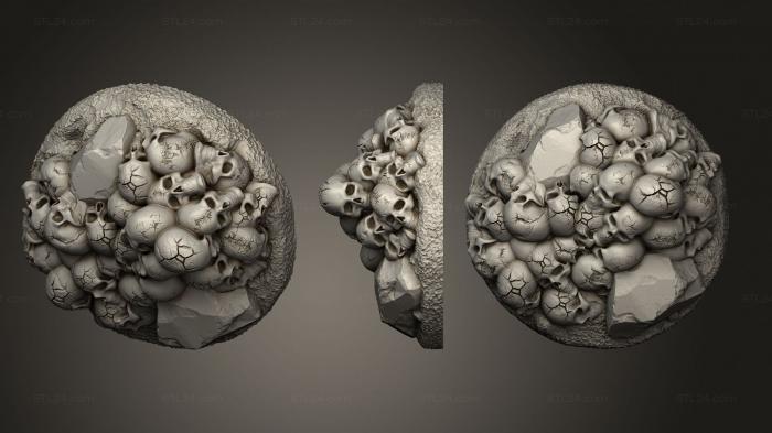 base skulls bones 32mm b