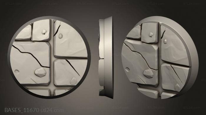 Bases (Greek Circle Circle Mm, BASES_11670) 3D models for cnc