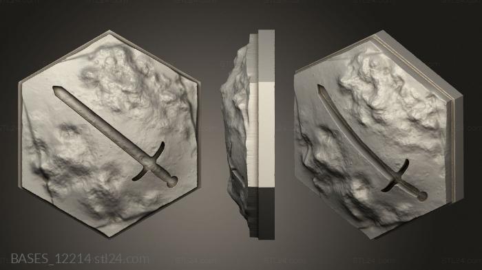 Bases (Vikings Dwarven Ruins, BASES_12214) 3D models for cnc