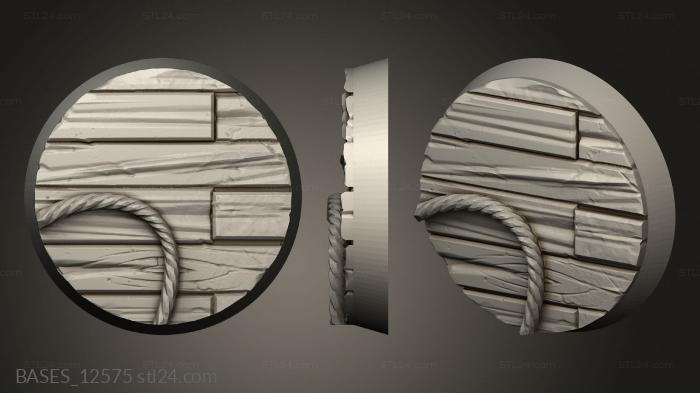 Bases (WOODEN Wood, BASES_12575) 3D models for cnc