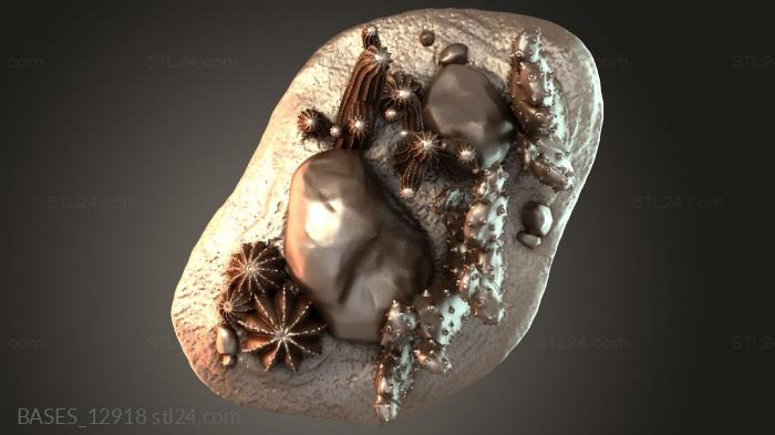 Bases (BASES_12918) 3D models for cnc