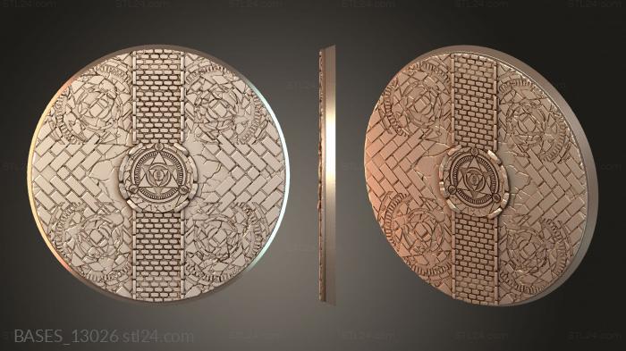 Bases (BASES_13026) 3D models for cnc