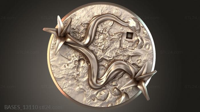 Bases (BASES_13110) 3D models for cnc