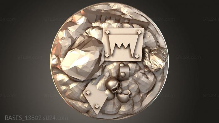 Bases (BASES_13802) 3D models for cnc