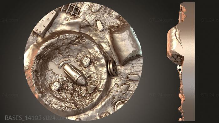 Bases (BASES_14105) 3D models for cnc