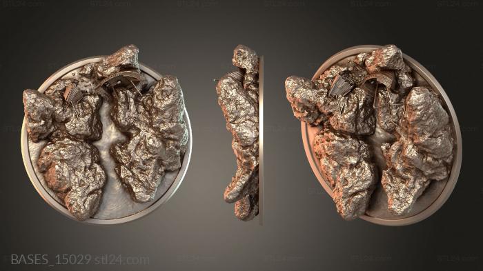 Базы (Корабль спущен на воду, BASES_15029) 3D модель для ЧПУ станка