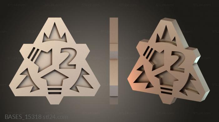 Bases (BASES_15318) 3D models for cnc