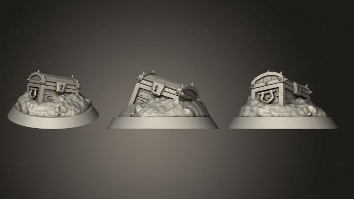 Bases (Buried Chest, BASES_1851) 3D models for cnc