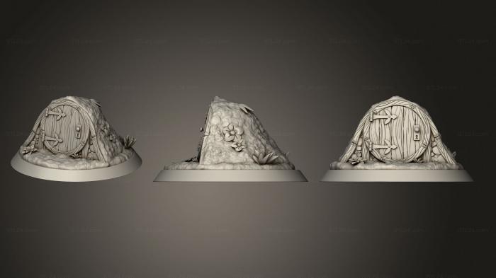 Базы (Прячься Дома, BASES_1857) 3D модель для ЧПУ станка