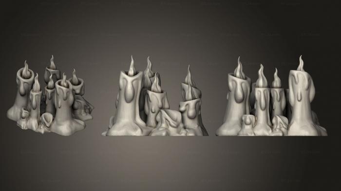 Bases (candles a 001, BASES_1870) 3D models for cnc