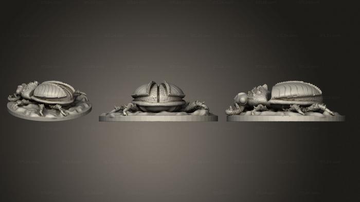 Bases (Carnivorous Tree Snail 2x2 based 005, BASES_1873) 3D models for cnc