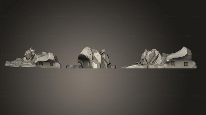 Bases (Cave Cave Entrance01 Base A, BASES_1881) 3D models for cnc