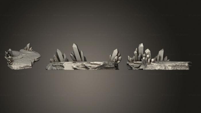Bases (Chaos Creature 1 Base 001, BASES_1945) 3D models for cnc