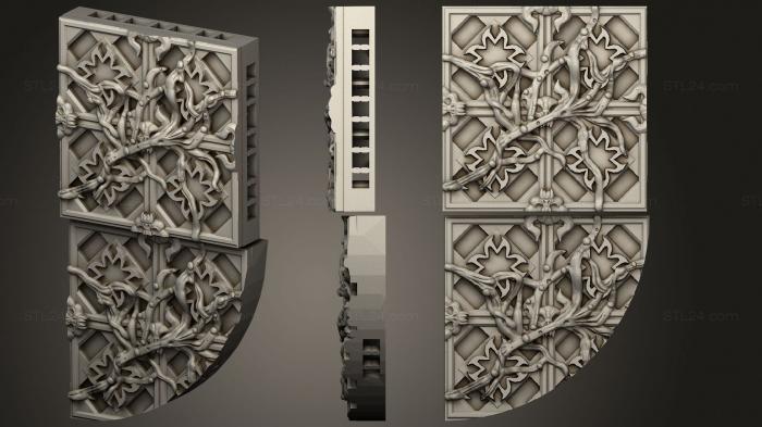Bases (Cosmic Horror Church Tile 2x2 B 002, BASES_2099) 3D models for cnc