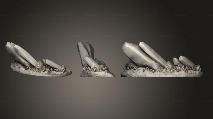 Bases (Crystal Formation3, BASES_2197) 3D models for cnc