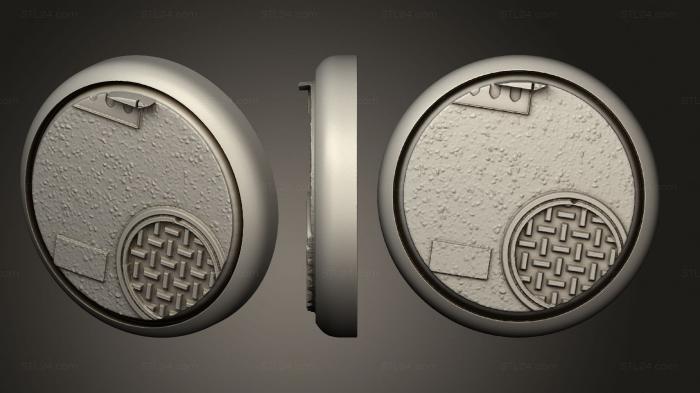 Bases (Cyberwars Urban Base 01, BASES_2302) 3D models for cnc