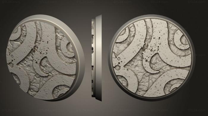 Bases (Dark Elves Round 40 02, BASES_2429) 3D models for cnc