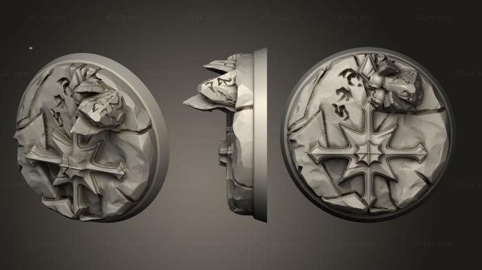 Bases (Depths of Hell Circle 35mm A, BASES_2542) 3D models for cnc