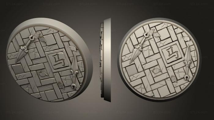 Bases (Dragon Empire Bases Round 40 ver2, BASES_2713) 3D models for cnc