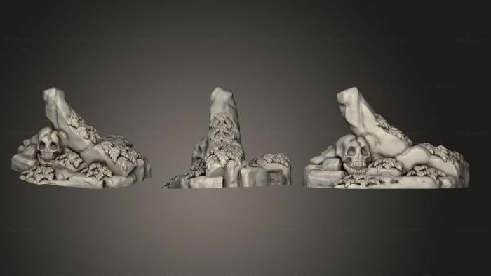 Bases (Dungeons and Monsters Jungle Ruins Plants 2, BASES_2775) 3D models for cnc