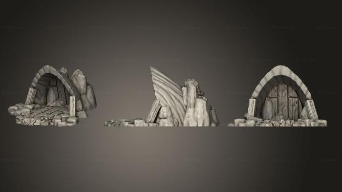 Bases (Dungeons and Monsters Jungle Ship Wrecks 4, BASES_2779) 3D models for cnc