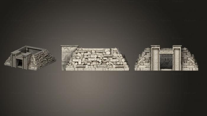 Bases (Dusting Dreams Pyramid base, BASES_2785) 3D models for cnc