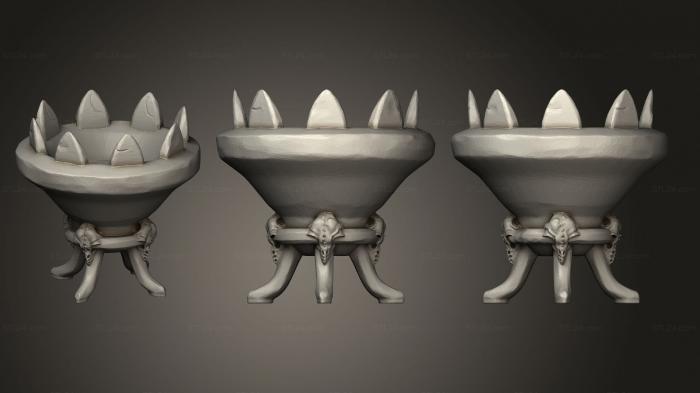 Bases (Dusting Dreams Torch base 01 empty, BASES_2787) 3D models for cnc