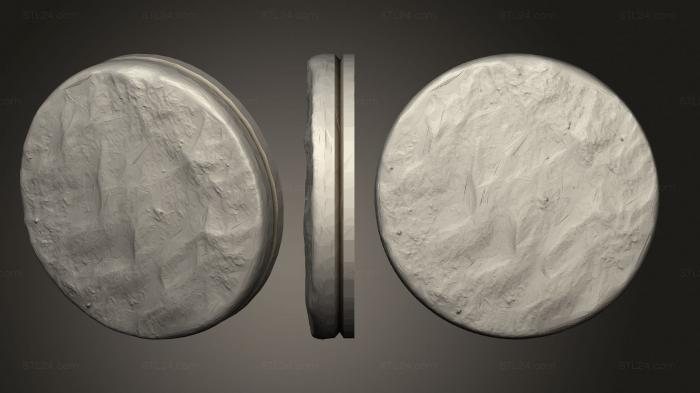 Bases (Empire of Scorching Sands Round Dry Sand 1, BASES_2863) 3D models for cnc