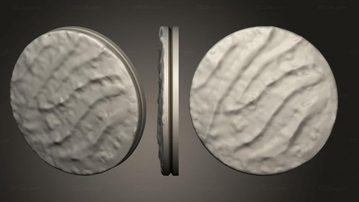Bases (Empire of Scorching Sands Round Rough Sand 1, BASES_2869) 3D models for cnc