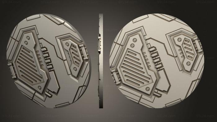 Bases (Enforcer MK2 Striker Walker, BASES_2882) 3D models for cnc