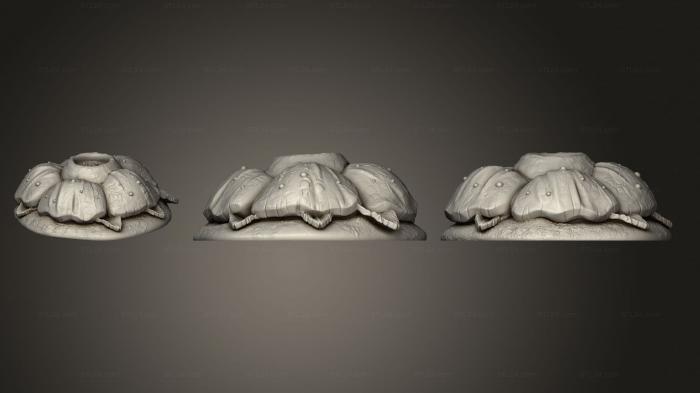 Bases (Era of the Great Serpent plants Plant1 001, BASES_2884) 3D models for cnc