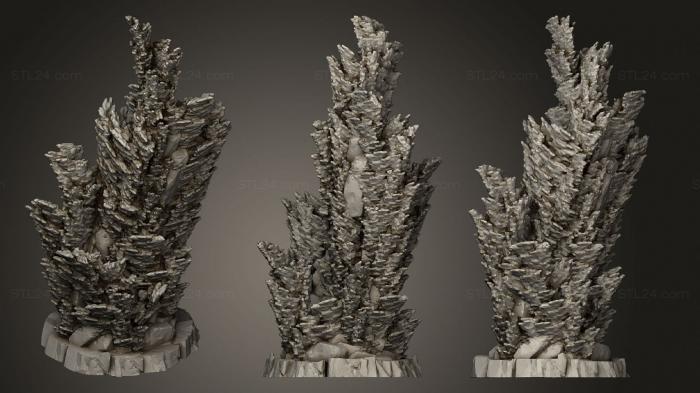 Bases (Fairy Kingdom Coral 1, BASES_2949) 3D models for cnc