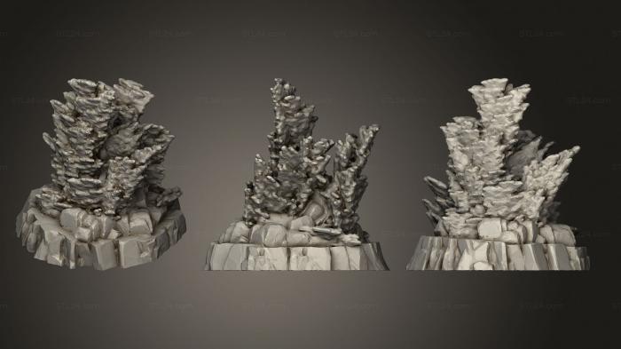 Bases (Fairy Kingdom Coral 4, BASES_2952) 3D models for cnc
