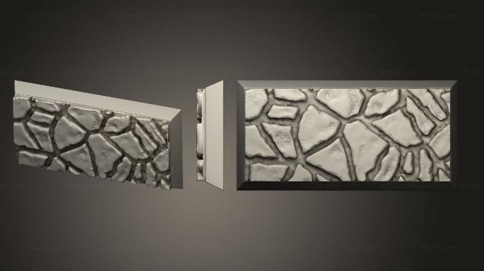 Базы (Магнит с квадратным основанием из каменной плиты 25x50 мм, BASES_2966) 3D модель для ЧПУ станка