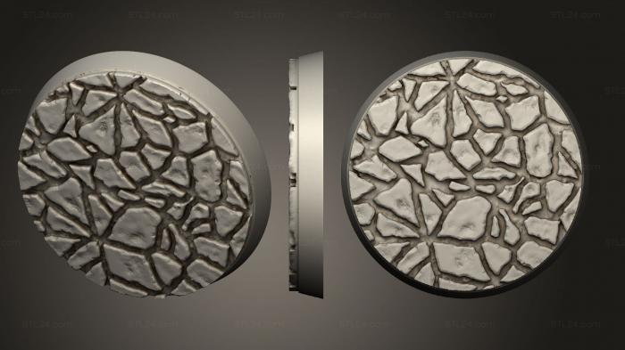 Базы (Магнит с круглым основанием из каменной плиты диаметром 40 мм, BASES_2973) 3D модель для ЧПУ станка