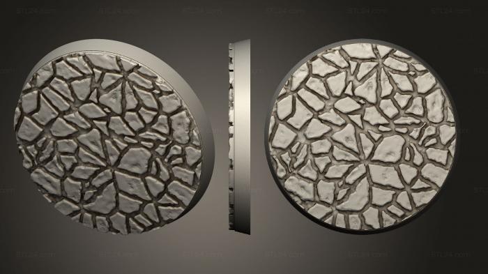 Базы (Магнит с круглым основанием из каменной плиты 50 мм, BASES_2975) 3D модель для ЧПУ станка