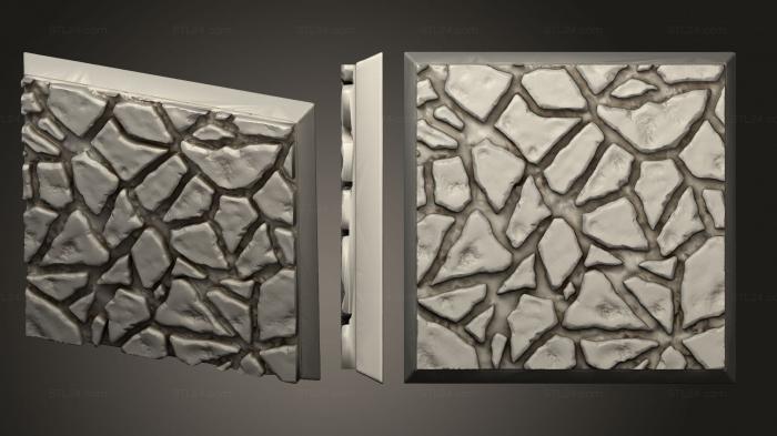 Базы (Магнит с квадратным основанием из каменной плиты 50 мм, BASES_2976) 3D модель для ЧПУ станка