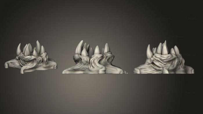 Bases (Flesh Teeth, BASES_2987) 3D models for cnc