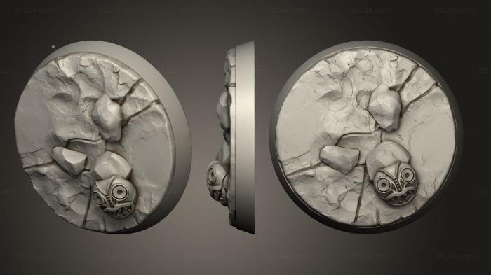 Базы (Ледяное Сердце Человек-ящер D База Людей-ящеров D, BASES_3083) 3D модель для ЧПУ станка