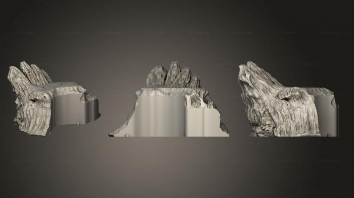 Bases (Ice Hill Huge 1 Split A, BASES_3462) 3D models for cnc