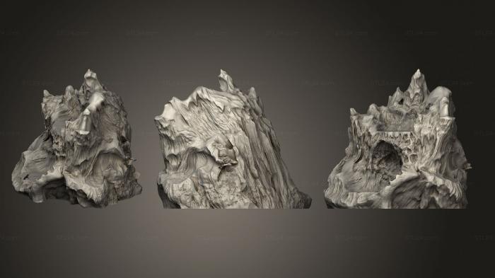Bases (Icy Stone and Ledge Complete, BASES_3472) 3D models for cnc