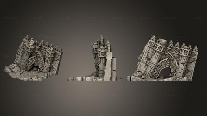 Базы (Лавовые Руины 3, BASES_3616) 3D модель для ЧПУ станка